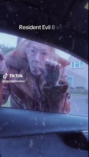 bro 💀 #residentevil #spooky | what are you doing old lady