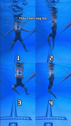 4 CÁCH NỔI TRÊN MẶT NƯỚC 4 WAYS TO FLOAT ON WATER #swimming #swim