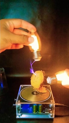 Music Tesla Coil Experiment ⚡ #teslacoil #experiment #highvoltage