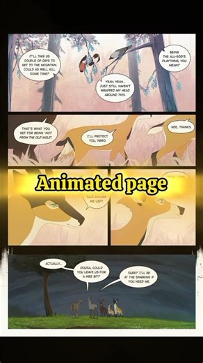 Animated Page - (Golden Shrike)