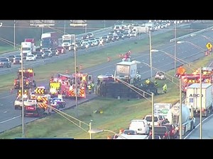 I-4 lanes reopen after driver rescued in septic tanker crash