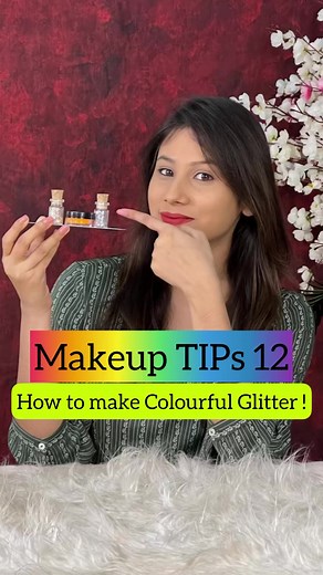 35K views · 1.4K reactions | Makeup TIPs 12 || How to make Colourful Glitter ! || #makeuptips #glitter #RiyaHudutDas #makeuphacks #makeupartist #makeuptutorial #makeuplessons #makeupaddict #makeuplover #makeuptricks #makeupreels #reels | Riya's Bridal Makeup & Academy, an ISO 9001:2015 Certified, 8240647825 | Facebook