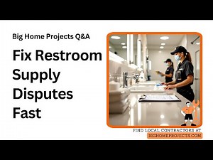Restroom Cleaning Checklist Audit: Supply Agreement Walkthrough