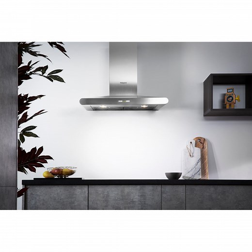 Cooker hood Hotpoint PHC7.7FLBIX - Hotpoint