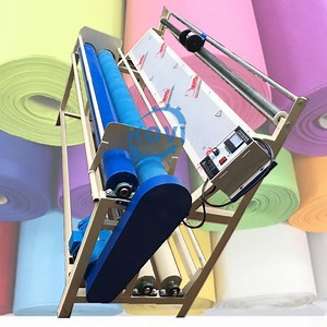 [Hot Item] Fabric Textile Rolling Machine Fabric Cloth Roll Inspection Machine with Edge-Aligning System