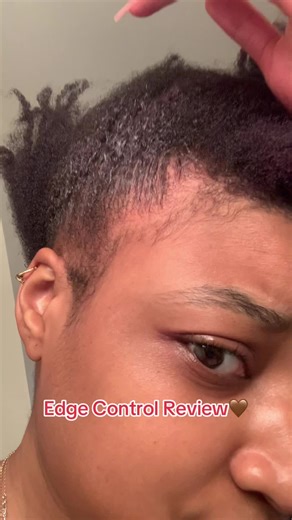 Edge Control Review! I normally don’t post myself but I had to share. I decided to buy from the TikTok shop for the first time and I wasn’t disappointed 🤎🤎 My hair Type 4 (which type? idk all of them)😭 #edgecontrol #sleekhair #type4 #naturalhair #productreview #puff #gel @grow your edges back @Nilla Allin