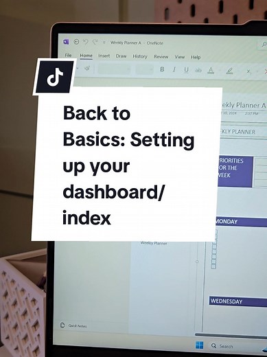 Creating an Effective Dashboard in OneNote