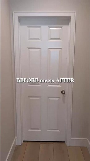 Why We Replace Hollow Core Doors with Solid Core Doors #beforeandafter