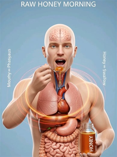 Eating raw honey every morning triggers a full-body reaction — digestion, energy, brain focus, and gut balance. This is the inside-the-body journey of one spoon of raw honey. #rawhoney #morningroutine #insideyourbody #wellnesstok #healthtok #dailyhabits #naturalenergy #honeybenefits #honey #fyp #foryou #viralvideo #learnontiktok #explained #didyouknow #trending