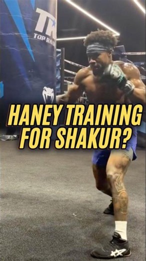 Devin Haney training for possible Shakur fight?