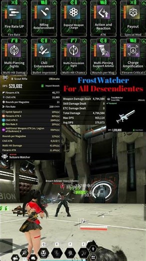 FrostWatcher #tfd #thefirstdescendant #gaming