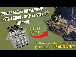 Perkins Engine Diesel Pump Installation – Step by Step Tutorial! #engine #perkins #diesel #pump