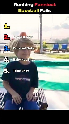 Ranking Funniest Baseball Fails