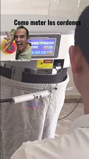 Como meter los cordones en los pantalones 👖. Correa dentro de los pantalones con maquina#shorts