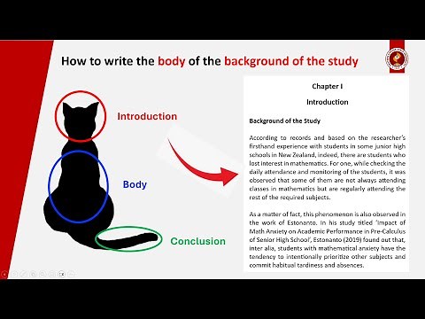 How to Write the Background of the Study (Part 1)