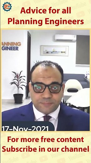 Advice for all planning engineers