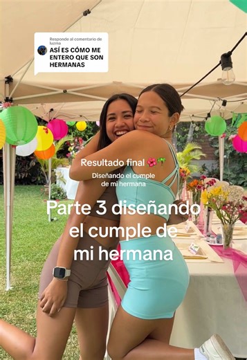 Diseños impresos para el cumple de mi hermana 🌺