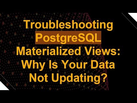 Troubleshooting PostgreSQL Materialized Views: Why Is Your Data Not Updating?
