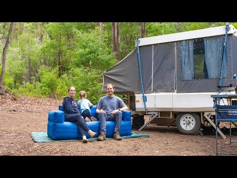 Weekend In Our 2025 FAMILY Camper Trailer Setup