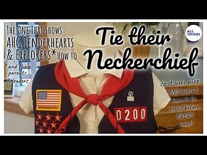 How to tie an AHG neckerchief so it looks nice AND does NOT need to be retied before EVERY event