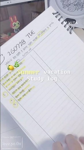 13 summer vacation study log🍋📚#공부계 #공부브이로그 #공부자극 #생활음계 #추천추천추천추천추천추천추천추천추천추천 #포카챠 #다이소깡 #리즘아띄워줘