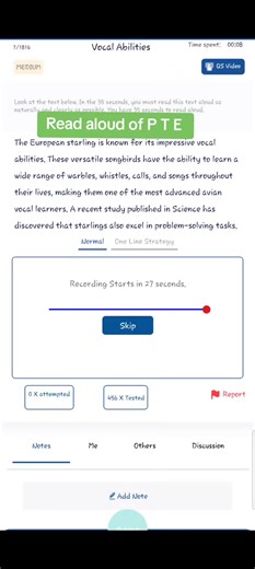 Understanding the PTE Read Aloud Test