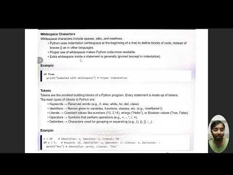 PYTHON Basics Lecture 1