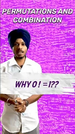 Understanding Why 0! = 1 | Permutations and Combinations #maths #k2institute