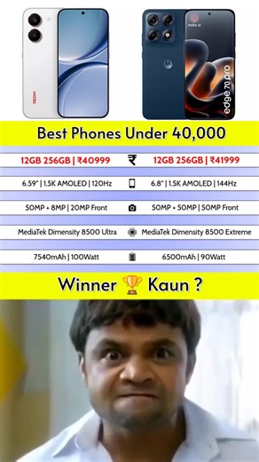 Redmi Turbo 5 Vs Motorola Edge 70 Pro 🤔 #ammytech #smartphone