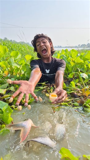 Unbelievable underwater hook fishing trap video #fish #viral #reels #fishing | Easy Fishing
