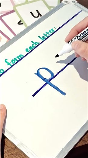 How to Write the Letter p | Simple Handwriting Practice for Kids