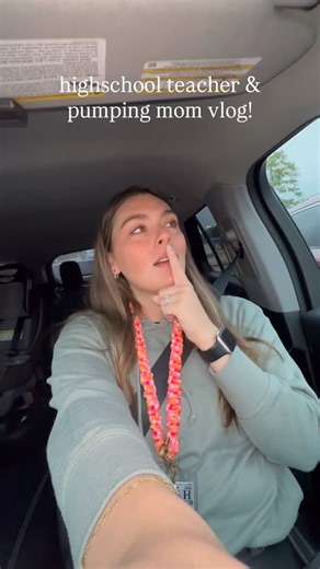 Mrs. Richie • History Teacher on Instagram: "A full day in the life of a high school teacher—bells, papers, chaos… and yes, a quick pump break in the middle because mom life doesn’t pause 🤍 Low-key grateful for things that make my day easier without making a big deal about it. If you know, you know. @momcozy (Amazon is doing something special with Air1 right now 🔗 Link & code in bio! 😉) #momcozyair1 #momcozybreastpump #Air1takecontrol #dayinthelife #teacherlife workingmom pumpingatwork"