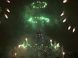 Incredible fireworks display lights up the Eiffel Tower on Bastille Day