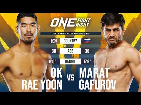 Ok Rae Yoon vs. Marat Gafurov | ONE Championship Full Fight