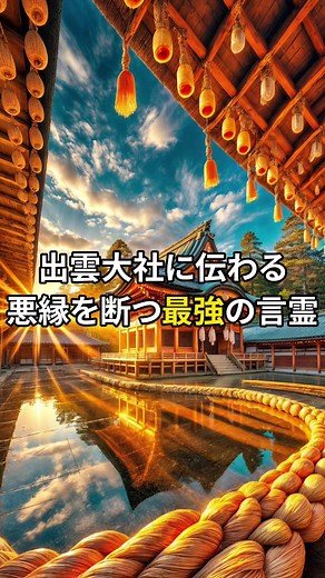 出雲大社の悪縁断ち最強の言霊とは？