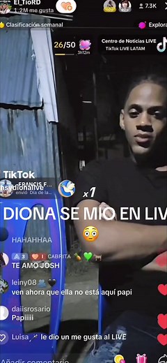 Diona se mio en live 😳#dionayjosh #dionayjohslive #dionayjohsenvivo