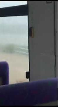九州北部豪雨で浸水した中、走り続けた西鉄バス(3) / Berjalan banjir Bus Nishitetsu hujan deras Heavy rain typhoon Haishen