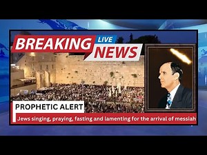 Jewish worshippers gathered in Jerusalem tonight singing that they are waiting for Messiah (2023)