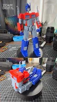 We printed a 3D Optimus Prime that transforms into a truck!