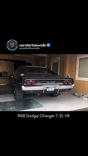1968 Dodge Charger 7.2L V8 Sound Experience