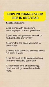 1.2M views · 6.3K reactions | Change your life in a year… #psychologyfacts #lifequotes | Be Human Be Kind | Facebook