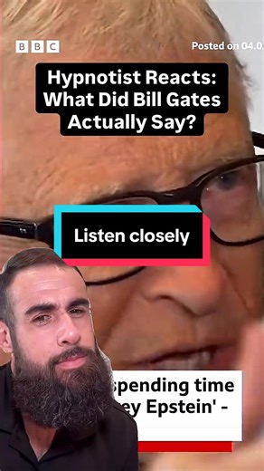 What did he actually say? As a hypnotist, I break down Bill Gates’ apology using NLP and hypnotic language patterns #hypnosis #nlp #billgates #influence #persuasion