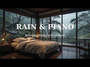 (No Ads) Relaxing Rain Sounds with Soft Piano – Healing Music for Deep Sleep and Peaceful Dreams