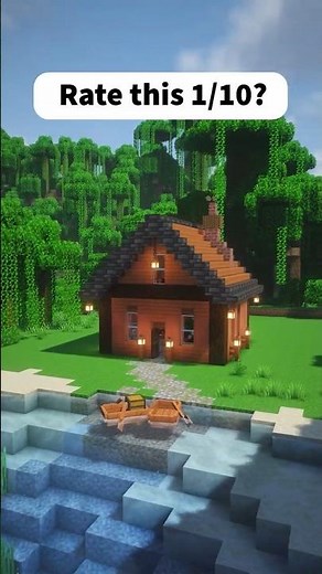 Simple Survival House Build in Minecraft 🌿🏡