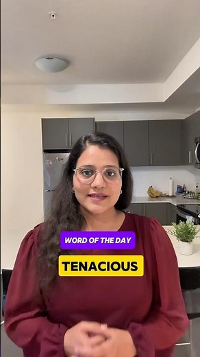 Learn English Words | Meaning Of TENACIOUS | #shorts #learnenglish #spokenenglish #vocabulary