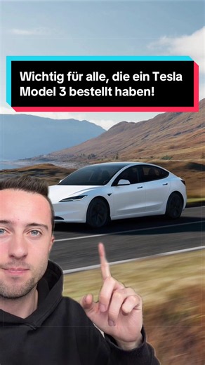 Wichtige Info für alle die ein Tesla Model 3 bestellt haben. Es kann sein das du dein Model 3 mit einigen Upgrades ausgeliefert bekommst. #autos #eauto #teslamodel3