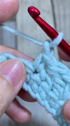 ONCE YOU LEARN THIS 1-ROW STITCH, YOU’LL NEVER NEED ANOTHER ONE #shorts #crochet #crochetpattern