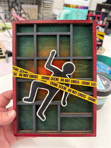 Crime Scene CSI Miniature Bookshelf - Etsy UK