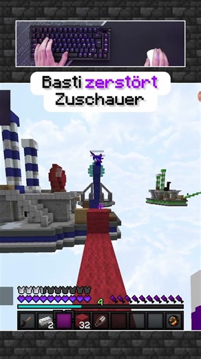 BastiGHG destroys his viewers in Bedwars #bastighg #ghg #ghgang