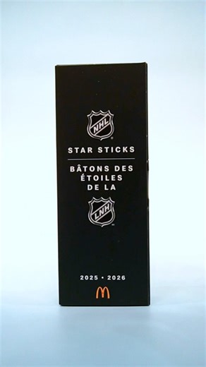 ASMR Unboxing McDonalds NHL Star Sticks Mini Hockey Stick #asmrunboxing #mcdonalds #satisfying